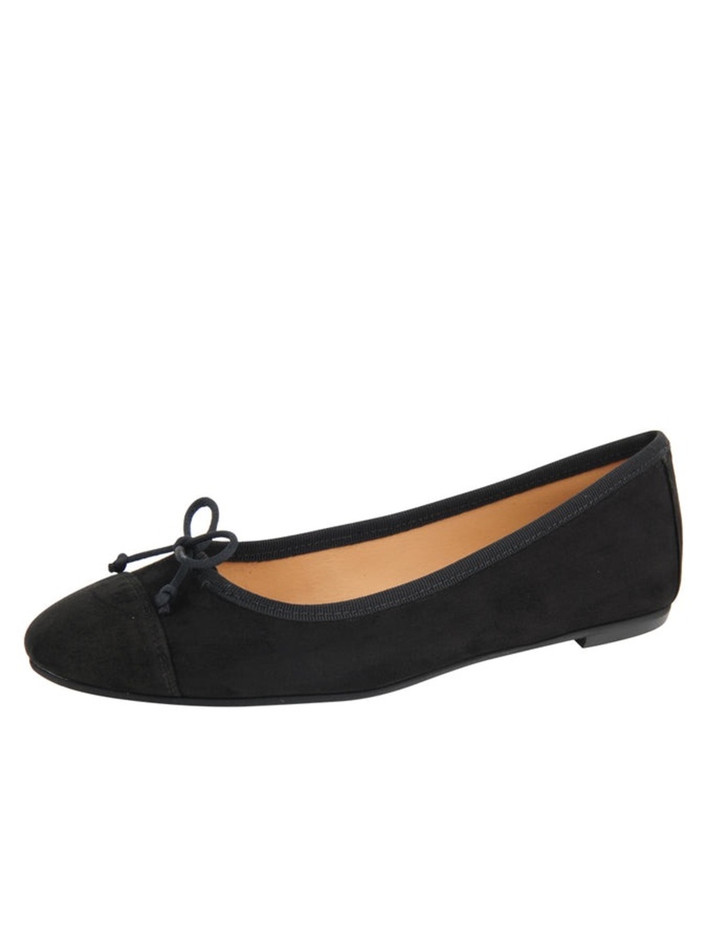 Patricia Green Gia Ballet Flat Black Suede 6.5